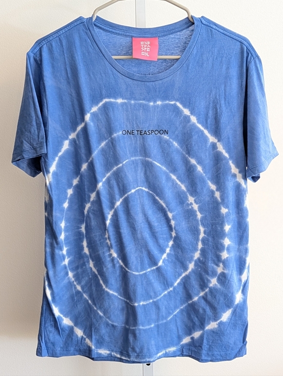 One Teaspoon Tops - NWT One Teaspoon Blue Tie-Dye Crew Tee